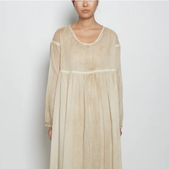 ALBUM DI FAMIGLIA The Double Skirt Cold Dyed in Desert Cotton Made in Italy S - Picture 13 of 16